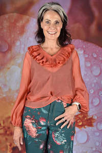 Harriet Blouse - Tangerine | SALE