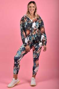 Shannon Yoga Legging - Blue Bloom | SALE