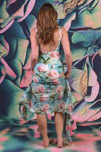 Swimwear Collection: Cotton Wrap - Adoring Peony
