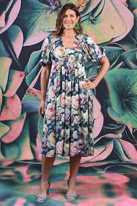 Annah Stretton Day Dresses: Gloria Dress - Renoir's Roses