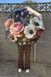 Pop Up Umbrella - Anemone Winter