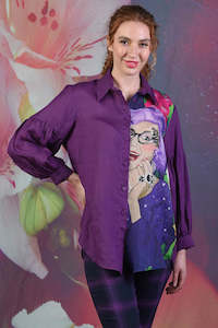 Linen Collection: Popo Linen Shirt - Edna - SALE