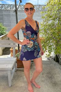 Annahs Summer Essentials: Lily Skirt Bather - Florini Blue