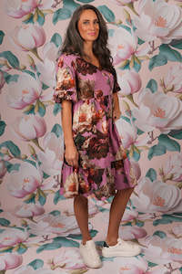 Annahs Summer Essentials: Saski Tina Dress - Passion Floral