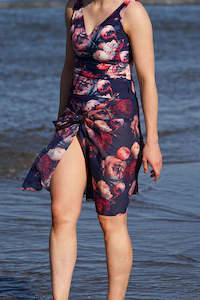 Cotton Wrap - Navy Floral | SALE