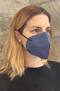 Unisex Kn95 Face Masks: Unisex KN95 Respirator Non Medical Face Mask - Pack of 10 - Slate Navy | SALE