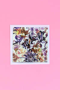 Blank Stationary Gift Greeting Cards: AS Blank Gift Card - Dahlia