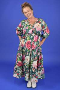 Best Sellers: Jasmine Bloom Dress - Forest Flourish