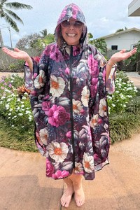 Wholesler Availability: AS Rain Poncho - Jungle Mulberry