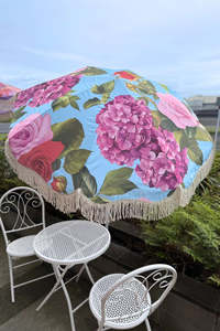 Wholesler Availability: AS Beach Umbrella - Love In The Mist