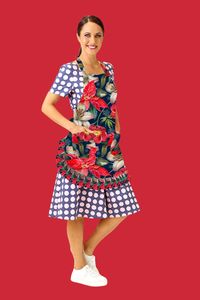 Ginny Noel Apron - Navy