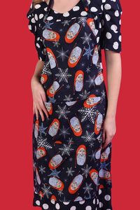 Annah Stretton Christmas Clothing: Christmas Apron - Mad Santa