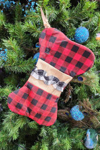 Gifting Collection: AS Christmas Bone Stocking - Red | SALE