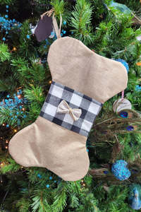 Gifting Collection: AS Christmas Bone Stocking - Cream | SALE