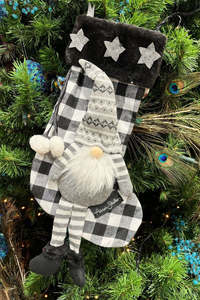 Gifting Collection: AS Tartan Elf Stocking - Black | SALE