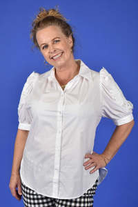 Angeline Blouse - Pearl