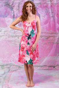 Sleepwear: Zita Zora Sleep Slip - Painted Lady