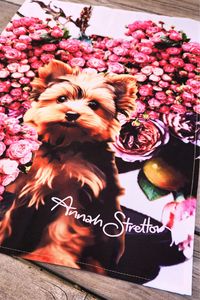 Mothers Day Gifts: AS Tea Towel - I Heart Terriers