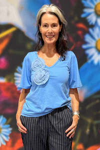 T Shirts: Prized Tee - Blue