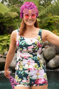 Marilyn Tankini - Magnolia Festive | SALE
