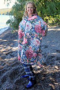 Umbrellas: AS Rain Poncho - Spring Serenade