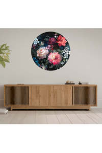 Homewares: Circle Mural - Midnight Aviary