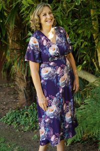 Floral Dresses: Primrose Dress - Pastel Dream Navy | SALE