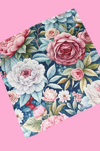 Scarves Hats: AS Square Neck Scarf - Spring Serenade