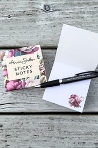 Wholesler Availability: AS Sticky Notes - Crimson Grace