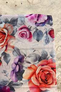Swimwear Collection: Cotton Wrap - Rosewater