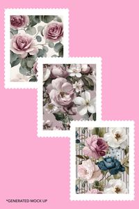 Floral Lens Cloths 3 Pack - Vine Party Stripe | PRE ORDER LATE NOV