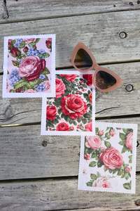 Sun Glasses: Floral Lens Cloths 3 Pack - Petal Storm Society