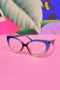 Sun Glasses: Eleanor Reading Glasses - Blue Illusion +2.0
