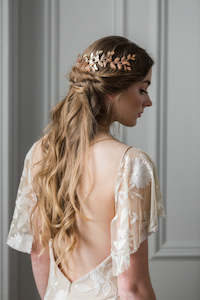 Accessories: Alena Wrap Headpiece | Rose Gold