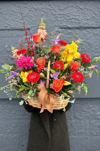 Vibrant Garden Basket