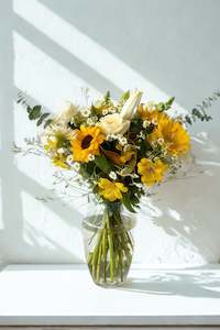 Birthday Flowers: Yellow Sunshine Bouquet