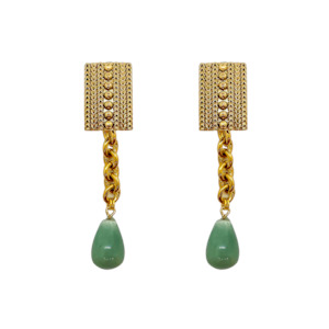 The Everyday Edit: Green Drop Earrings