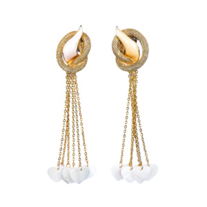 The White And Gold Edit: Devils Love Earrings