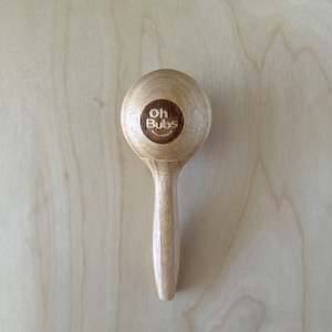 Baby Toys: Ohbubs Wooden Maraca
