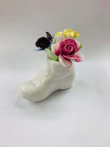 Toby Jugs: Royal Doulton floral flower shoe
