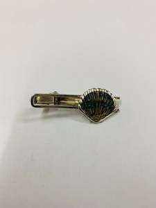 Silver Jewellery: Sterling Silver and Paua Tie Clip