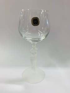 Glass Sets: Sasaki Crystal Greco Roman lady wine glass
