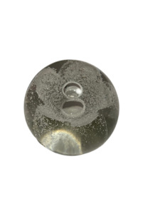 Art Glass: Caithness Clear Paper Weight Scotland