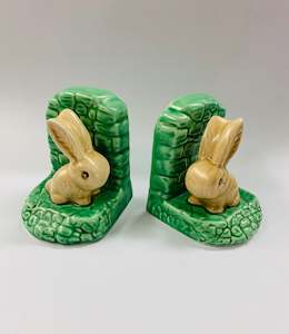 Pair of Sylvac bunny bookends