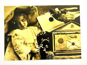 Bespoke Art And Design: "With Love" Vintage Post Card Print