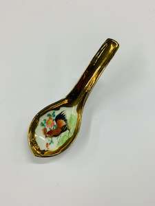 Oriental rooster rice spoon