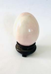 Oriental Antiques: Light Pink Agate with White Speckles