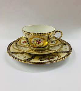 Rare Paragon Floral lunch plate for the visit by the Queen 1913