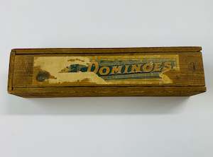 Toys: Antique Dominoe set in original box