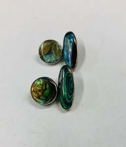 Sterling silver and Paua shell Cufflinks
